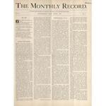 Monthly record, 1909-03
