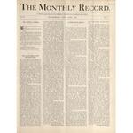 Monthly record, 1909-04