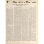 Monthly record, 1909-07