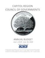 Capitol Region Council of Governments Annual Budget, July 1, 2019 - June 30, 2020