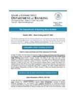 The Department of Banking news bulletin. #3036. 2022: Apr. 29