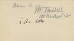 Lyman Abbott to Sara T. Kinney, November 5, 1901
