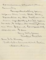 Erastus Brooks to Sara T. Kinney, January 28, 1866