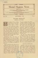 Mental hygiene news, September 1928