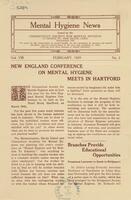 Mental hygiene news, February 1929