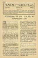 Mental hygiene news, January 1940