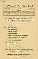 Mental hygiene news, May 1943