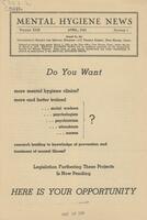 Mental hygiene news, April 1945