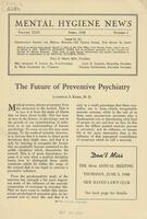 Mental hygiene news, April 1948