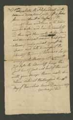 Hezekiah Johnson vs Thaddeus Cook and family, Negroe Ceasar, and Negroe Zenas, 1780