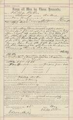 Phillip Stabler Chattel Mortgage to Sara T. Kinney, 1886