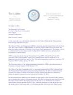 Comptroller's letter to governor, November 1, 2021