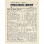 civil rights bulletin, 1961-10