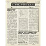 civil rights bulletin, 1962-05