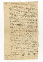Jonathan Crampton vs Nathaniell Bishop, January 1775