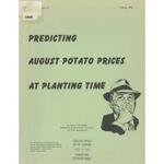 Predicting August potato prices at planting time