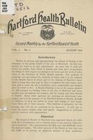 Hartford health bulletin, 1916-08