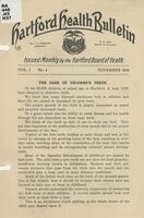 Hartford health bulletin, 1916-11