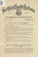 Hartford health bulletin, 1916-12