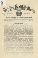 Hartford health bulletin, 1918-05