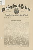 Hartford health bulletin, 1918-07