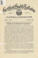 Hartford health bulletin, 1918-08