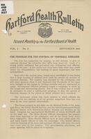 Hartford health bulletin, 1918-09