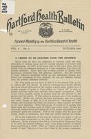 Hartford health bulletin, 1918-10