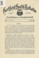 Hartford health bulletin, 1919-06