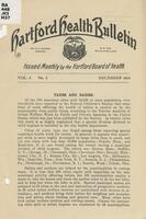Hartford health bulletin, 1916-1921
