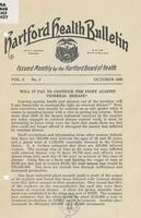 Hartford health bulletin, 1920-10