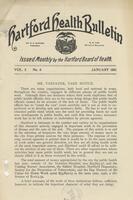 Hartford health bulletin, 1921-01