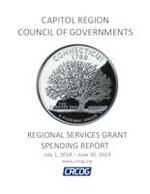Capitol Region Council of Governments regional services grant spending report, 2018-2019