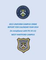 Uniform campus crime report West Hartford campus, 2015