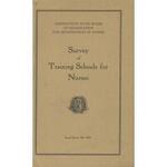 Survey of training schools for nurses