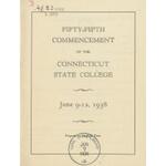 Annual commencement of the Connecticut State College, 55th (1938)