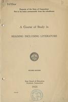 Course of study in reading including literature