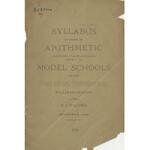 Syllabus of work in arithmetic as at present pursued in the lower grades of the model schools of the State Normal Training School, Willimantic, Conn.