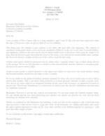 Gun Support Letter Dated March 10 2013- Robert Young