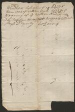 Summons for Dr. Parker Morse, 1746