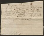 Summons for Phebe Green, 1746