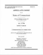 AC37796 Appellee Combined Brief-Appendix Parker v Commissioner of Correction