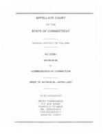 AC37661 Appellant Brief Antwon W. v Commissioner of Correction