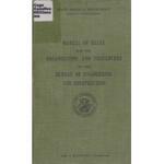 Manual of rules for the organization and procedures of the Bureau of Engineering and Construction