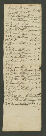 London Fannanak vs Jacob Brown, 1791
