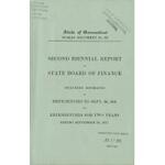 Biennial report of the State Board of Finance including estimates of deficiencies to... and expenditures for two years ending..., 1918