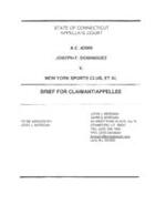 AC42089 Appellee Brief Dominguez v New York Sports