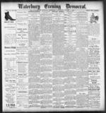 Waterbury evening Democrat, 1891-08-01