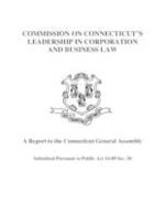 A report to the Connecticut General Assembly