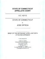 AC42112 Appellant Brief State v Ortega